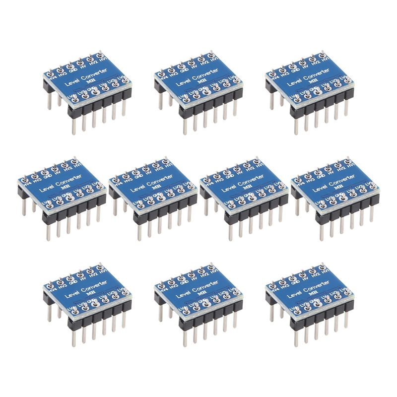 Level Shifter 3.3V - Zestaw 10 szt. 4-kanałowych konwerterów poziomów