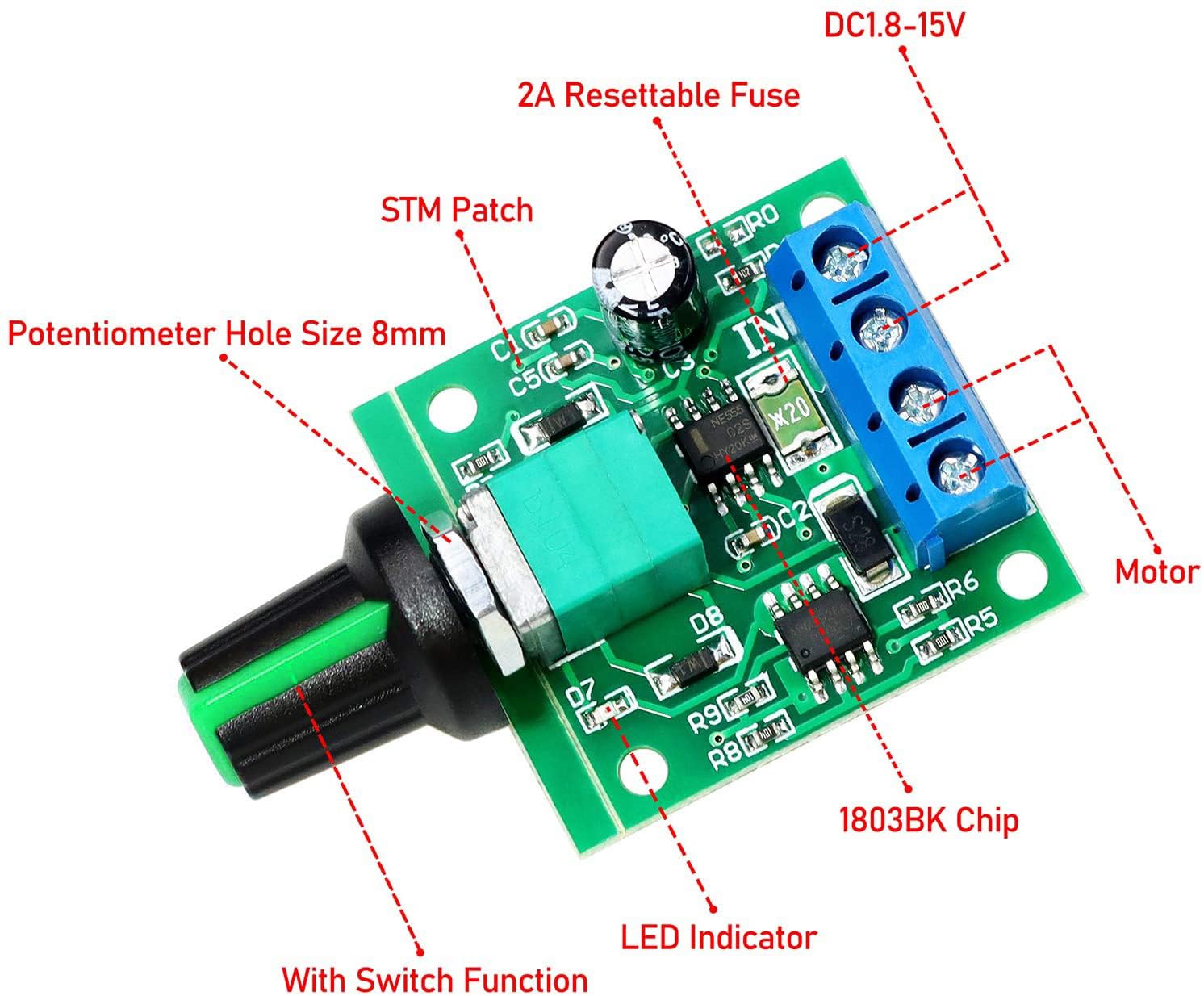 2 SZT. / 4 SZT. / 6 SZT. 1.8V  – Level Shifter 3.3V recenzja i cena