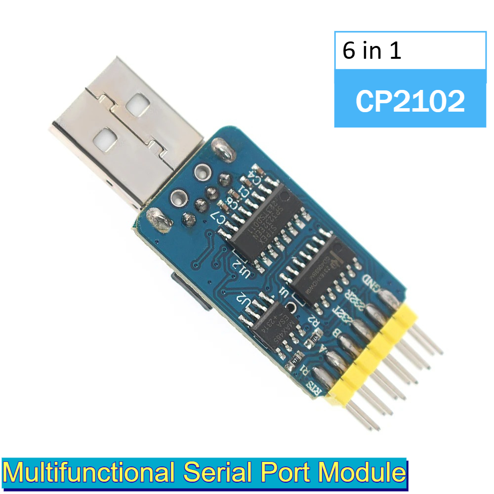 Adapter USB Serial 6 w 1 CP210 – Level Shifter 3.3V recenzja i cena