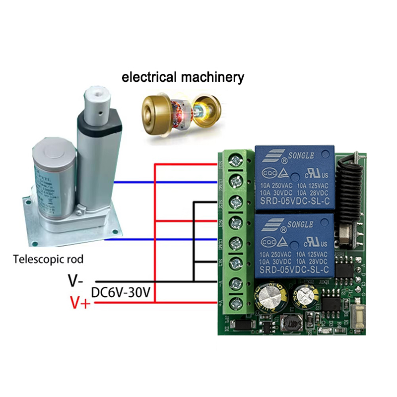 DC 9V 12V 24V AC 85-250V 2CH M – 433Mhz Receiver Module recenzja i cena
