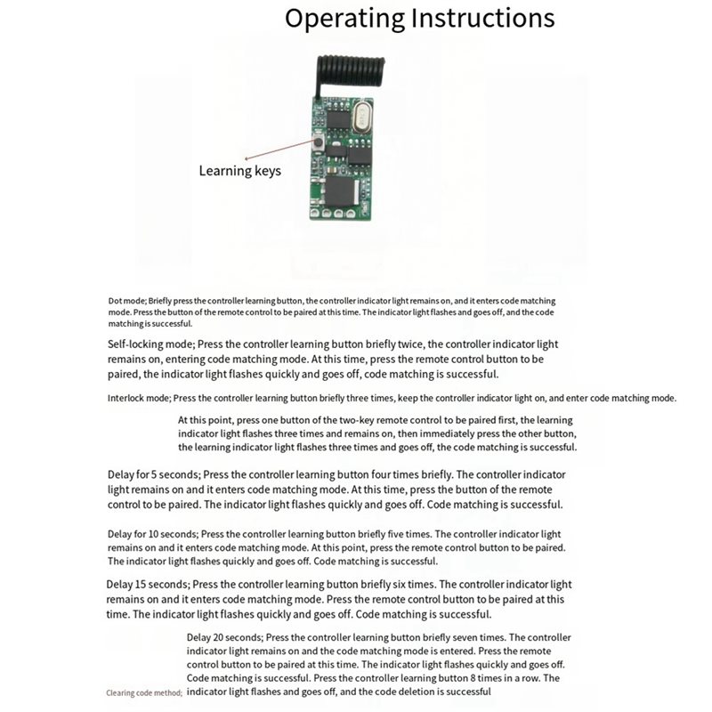 Y45A - Kontroler przełącznika  – 433Mhz Receiver Module recenzja i cena